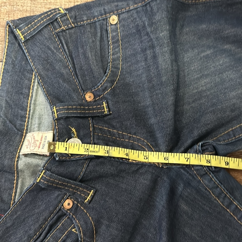True Religion Dark Blue Flare Jeans - Picture 6 of 10